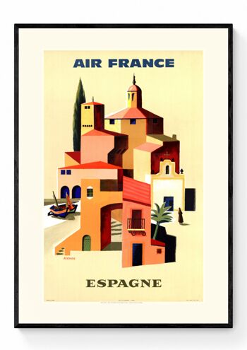 Affiche Air France - Espagne - 40x50 - Motif 1 2