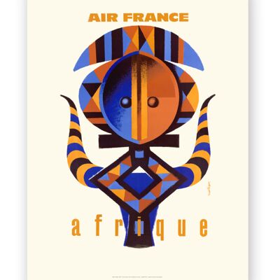 Affiche Air France - Afrique - 30x40