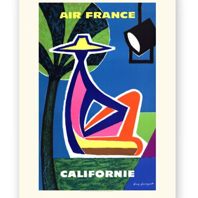 Affiche Air France - Californie - 30x40