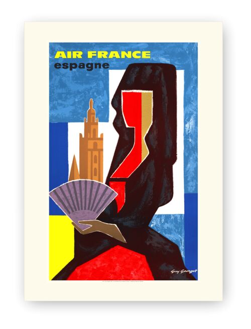 Affiche Air France - Espagne - 30x40