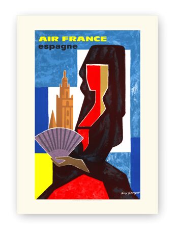 Affiche Air France - Espagne - 30x40 1