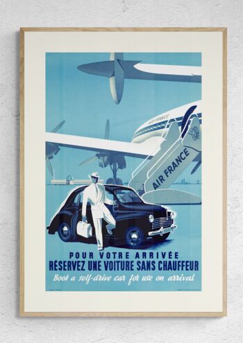 Affiche Air France - Pour votre arrivée - 30x40 2