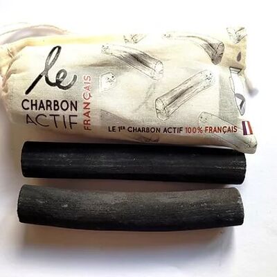 French charcoal for gourds X 2 water filter sticks