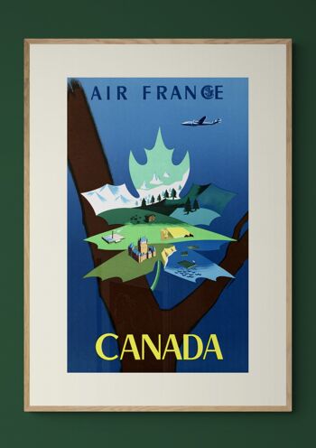 Affiche Air France - Canada - 30x40 2