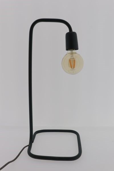 Bellissima lampada da tavolo o scrivania, fatta a mano e realizzata in metallo grigio/verde