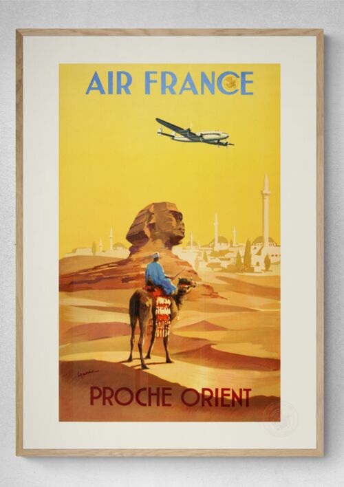 Affiche Air France - Sphinx - 30x40