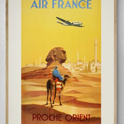 Affiche Air France - Sphinx - 30x40