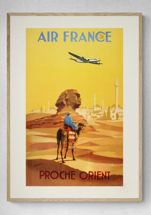 Affiche Air France - Sphinx - 50x70 en tube