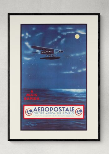 Affiche Air France - A Mais rapida - 40x50 1