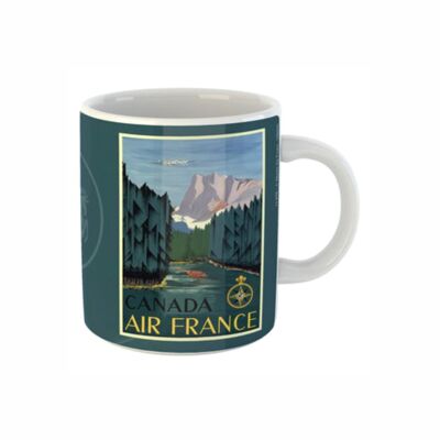 Mug 30cl Citation Canada Fond vert -