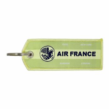 Porte-clés mini Flamme Vintage TAG Vert 577 - 3.5x12