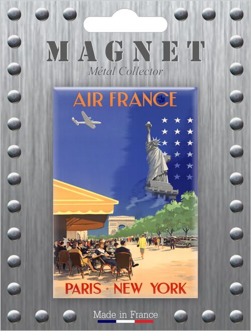 Magnet Affiche Paris New-York - 5.5x8