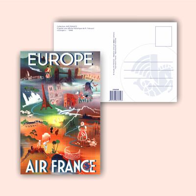 Carte postale Europe - 10x15