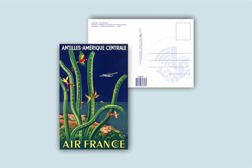 Carte postale Antilles - Amérique Centrale - 10x15