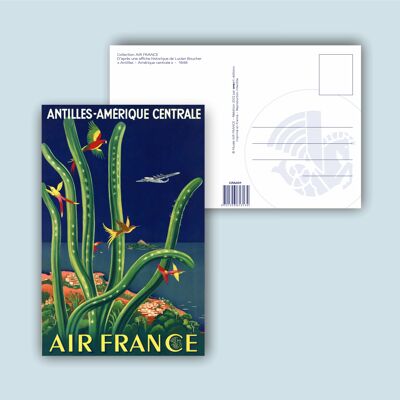 Carte postale Antilles - Amérique Centrale - 10x15