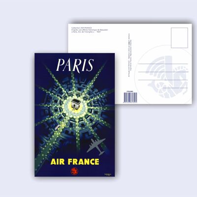 Carte postale Paris (Arc de Triomphe) - 10x15