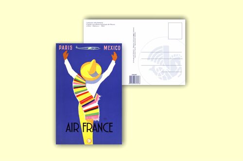 Carte postale Paris Mexico - 10x15
