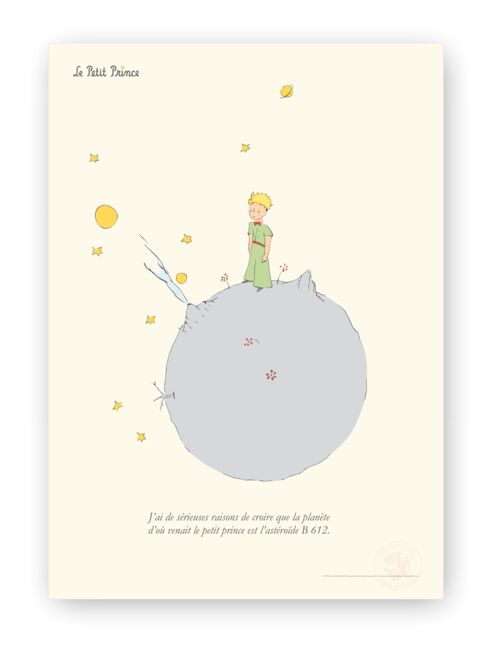 Affiche Petit Prince - B 612 - 30x40