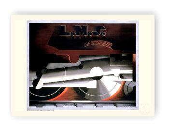 Affiche Cassandre - LMS Best Way - 30X40 1