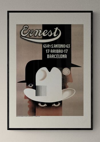 Affiche Cassandre - Ernest - 60X80T 2