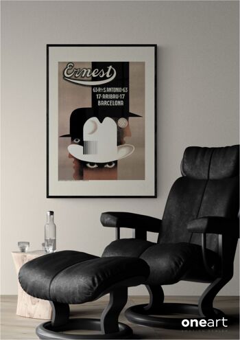 Affiche Cassandre - Ernest - 60X80T 3