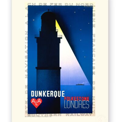 Affiche Cassandre - Dunkerque - 50X70T