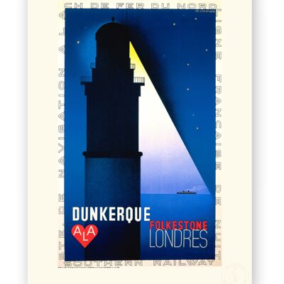 Affiche Cassandre - Dunkerque - 50X70T