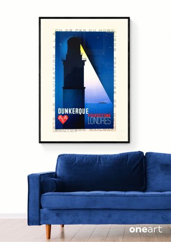 Affiche Cassandre - Dunkerque - 50X70T 3