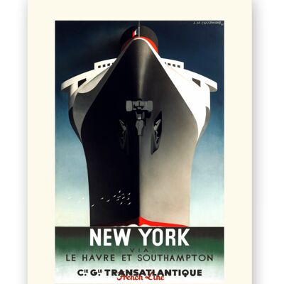 Affiche Cassandre - New-York - 50X70T