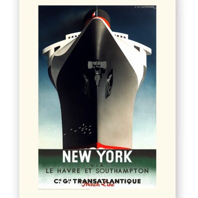 Affiche Cassandre - New-York - 60X80T