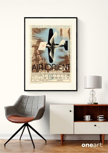 Affiche Cassandre - AIr Orient - 50X70T 3