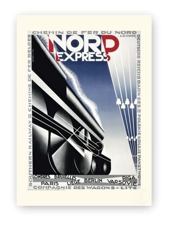 Affiche Cassandre - Nord Express - 30X40 1