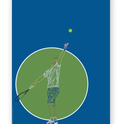 Affiche DAP - Tennisman - 50x70T