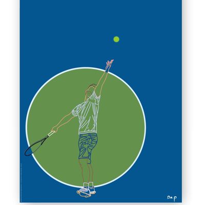 Affiche DAP - Tennisman - 50x70T