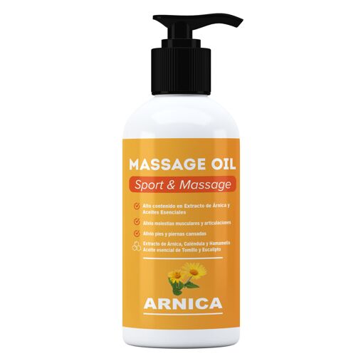 ARNICA - Aceite para masaje con extracto de Arnica, Calendula y Hamamelis - 500ml