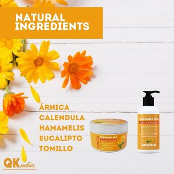 ARNICA - Huile de massage aux extraits d'Arnica, Calendula et Hamamélis - 500ml 5