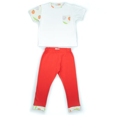 Conjunto kids  camiseta y pantalón largo trempó