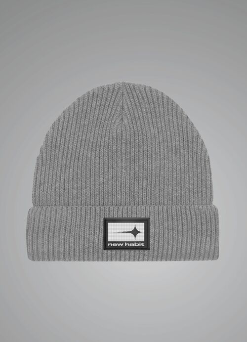 Beanie_Light grey heather