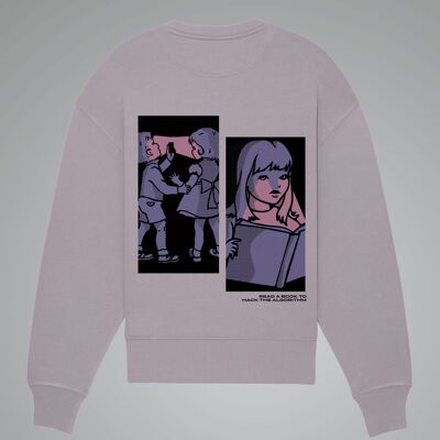 Hack the algorithm_Lilac sweater