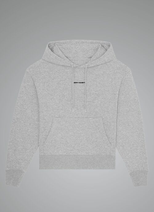 Basic hoodie_Light grey heather