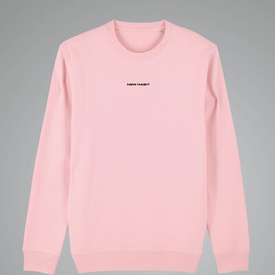 Einfacher taillierter Pullover_Pink