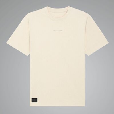T-shirt basic pesante_Bianco sporco