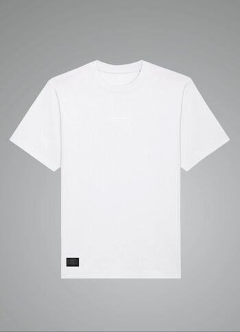 T-shirt lourd basique_Blanc