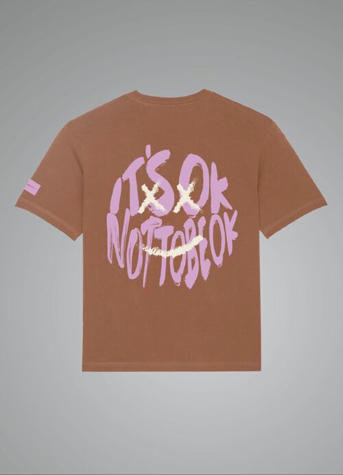It's ok not to be ok_Brown t-shirt