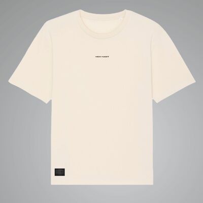 Basic organic t-shirt_Off white t-shirt