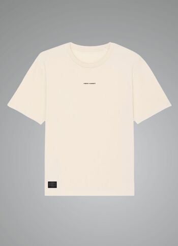 T-shirt bio basique_T-shirt blanc cassé