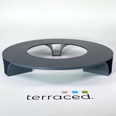 terraced® - flowerpot saucer - colour: anthracite