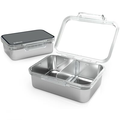 Kids Stainless Steel Lunch Box (Black)