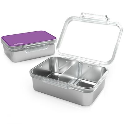 Boîte à lunch en acier inoxydable pour enfants (violet)