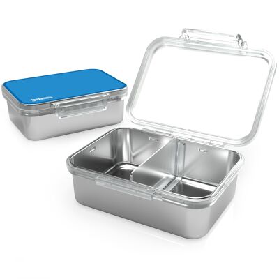 Lunch Box Enfants en Acier Inoxydable (Bleu)